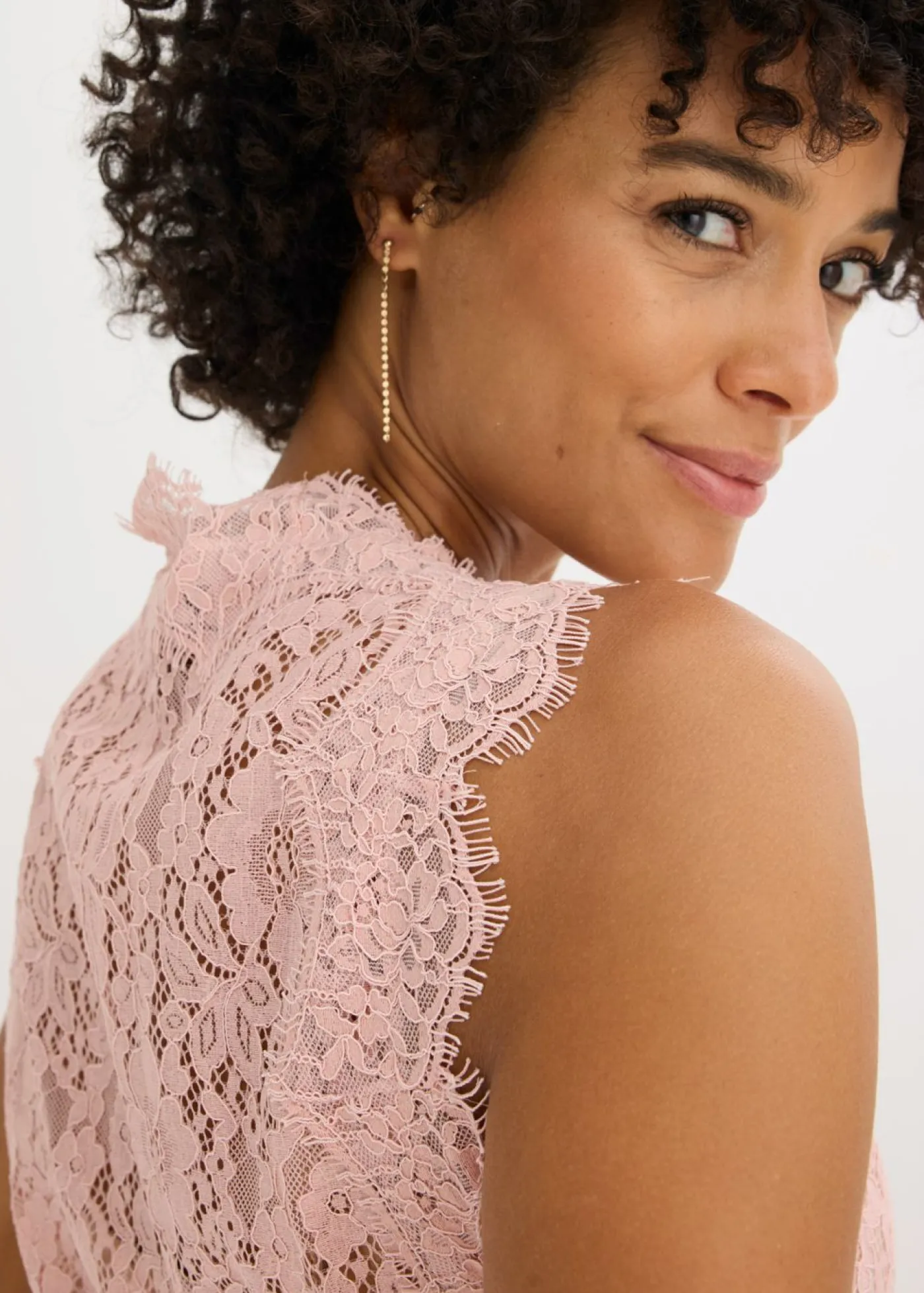 bonprix bonprix Chaleco de encaje Rosa vintage Clearance