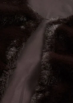 bonprix bonprix Chaleco de pelo sintético Negro