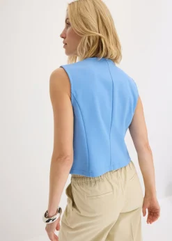 bonprix bonprix Chaleco de punto azul provenzal
