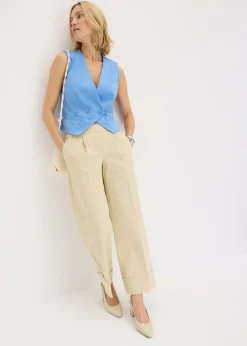 bonprix bonprix Chaleco de punto azul provenzal