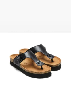 bonprix bonprix Chancletas pata de gallo Negro New