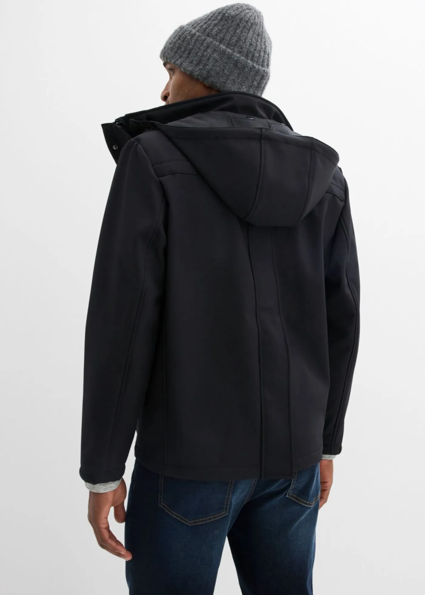 bonprix bonprix Chaqueta 3 en 1 con función de porteo en la parte delantera y trasera para hombres Negro Outlet