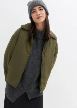 bonprix bonprix Chaqueta acolchada Verde oliva oscuro Clearance