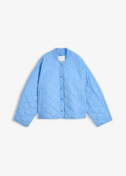 bonprix bonprix Chaqueta acolchada con corte holgado azul provenzal Online