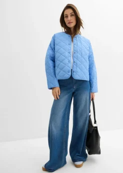 bonprix bonprix Chaqueta acolchada con corte holgado azul provenzal Online
