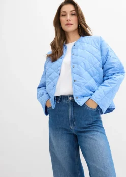 bonprix bonprix Chaqueta acolchada con corte holgado azul provenzal Online