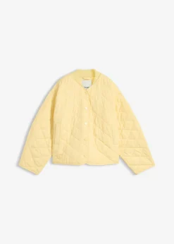 bonprix bonprix Chaqueta acolchada con corte holgado Amarillo claro New