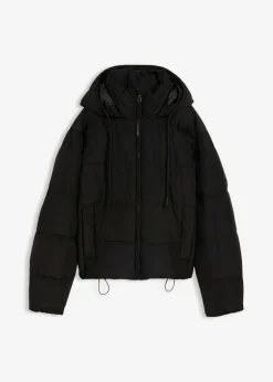 bonprix bonprix Chaqueta acolchada corta Negro Hot