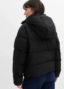 bonprix bonprix Chaqueta acolchada corta Negro Hot