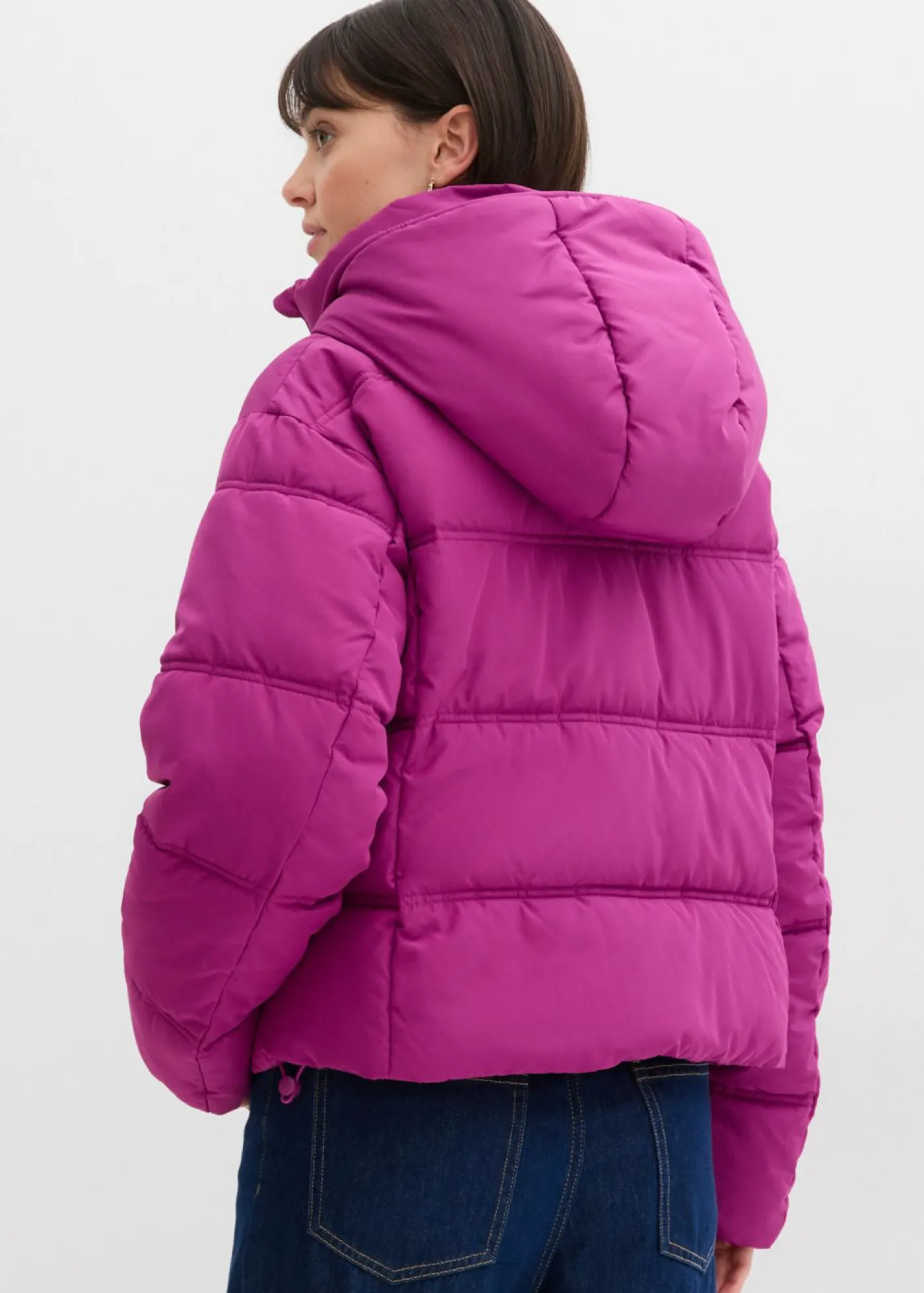 bonprix bonprix Chaqueta acolchada corta Fucsia oscuro Discount