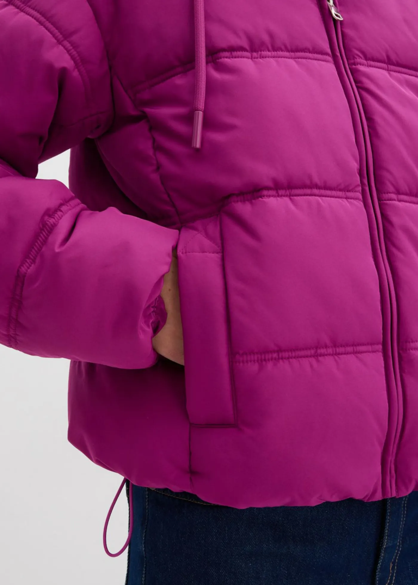 bonprix bonprix Chaqueta acolchada corta Fucsia oscuro Discount