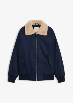 bonprix bonprix Chaqueta acolchada para exteriores azul tinta