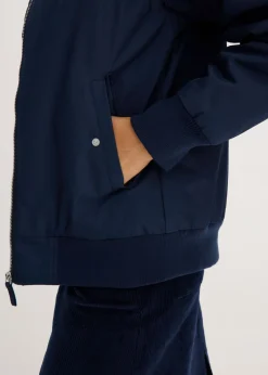 bonprix bonprix Chaqueta acolchada para exteriores azul tinta