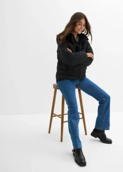 bonprix bonprix Chaqueta acolchada premamá 3 en 1 repelente al agua con inserto para porteo Negro Best