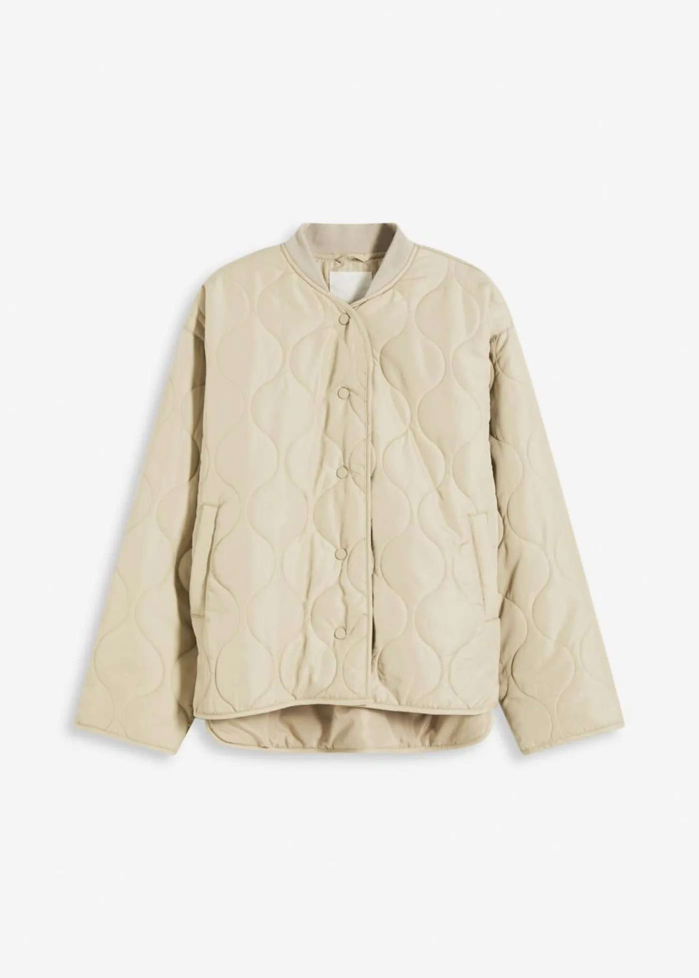 bonprix bonprix Chaqueta acolchada ultraligera con corte holgado Verde aceite Sale