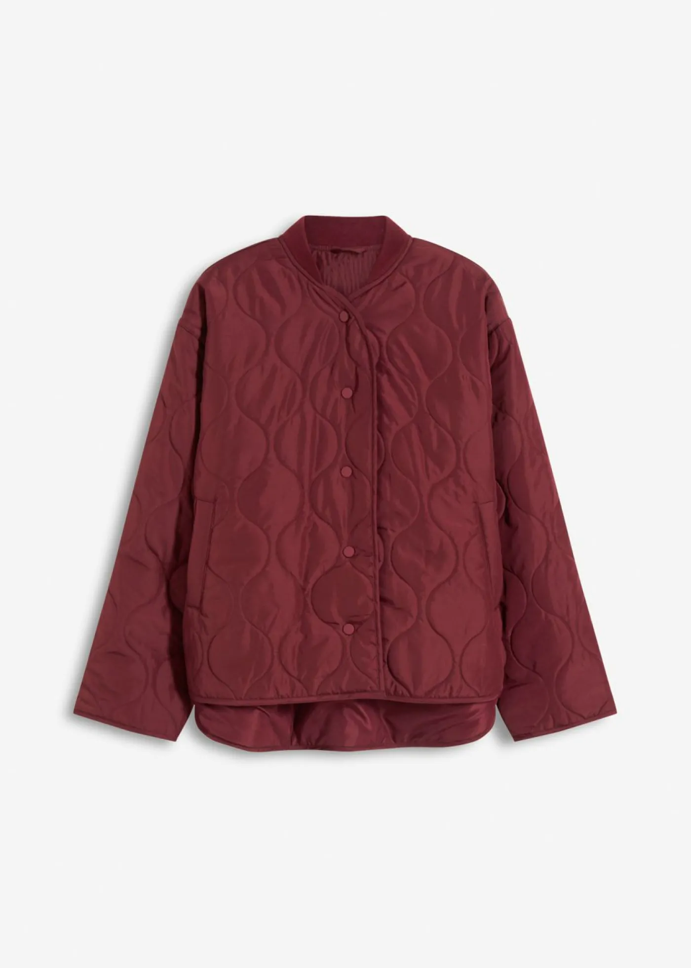 bonprix bonprix Chaqueta acolchada ultraligera con corte holgado mora oscuro Clearance