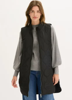 bonprix bonprix Chaqueta acolchada ultraligera Negro Sale