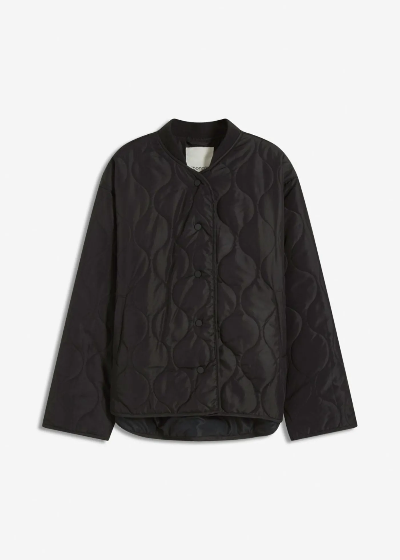 bonprix bonprix Chaqueta acolchada ultraligera con corte holgado Negro Best