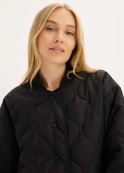 bonprix bonprix Chaqueta acolchada ultraligera con corte holgado Negro Best
