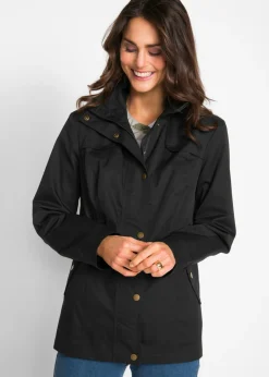 bonprix bonprix Chaqueta con cuello alto Negro