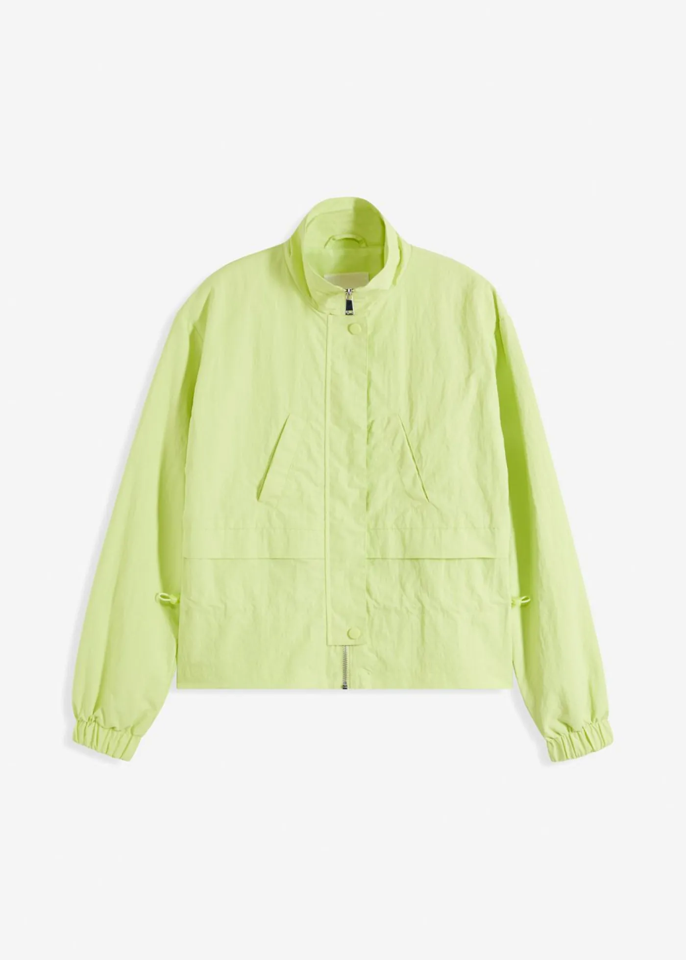 bonprix bonprix Chaqueta corta con cordón ajustable en la cintura Verde menta Clearance