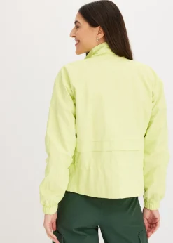bonprix bonprix Chaqueta corta con cordón ajustable en la cintura Verde menta Clearance