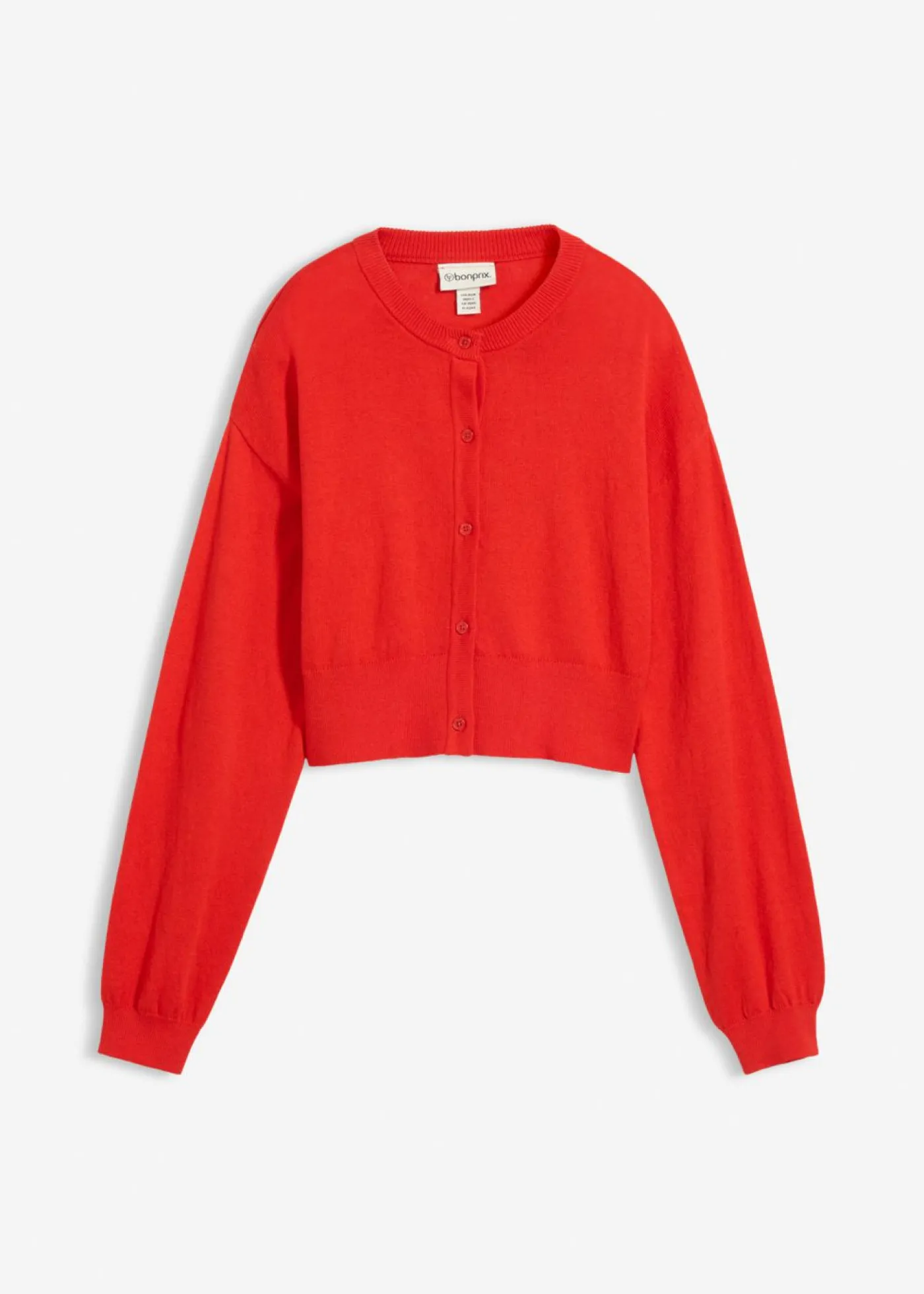 bonprix bonprix Chaqueta corta de punto con contenido de seda fresa Discount