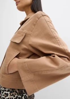 bonprix bonprix Chaqueta corta de sarga Camel New