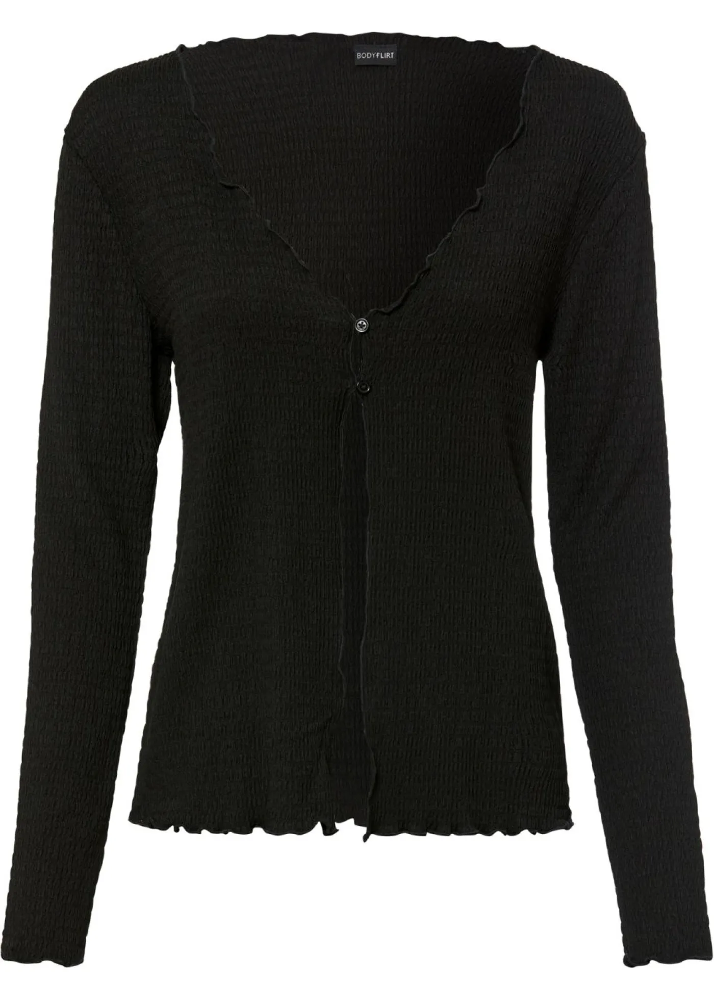 bonprix bonprix Chaqueta de algodón Negro Hot