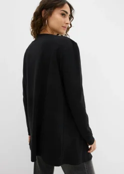 bonprix bonprix Chaqueta de algodón orgánico puro Negro Hot