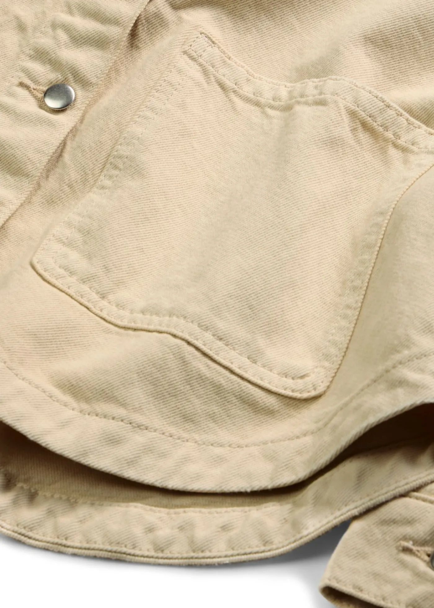 bonprix bonprix Chaqueta de algodón puro Arena claro Clearance