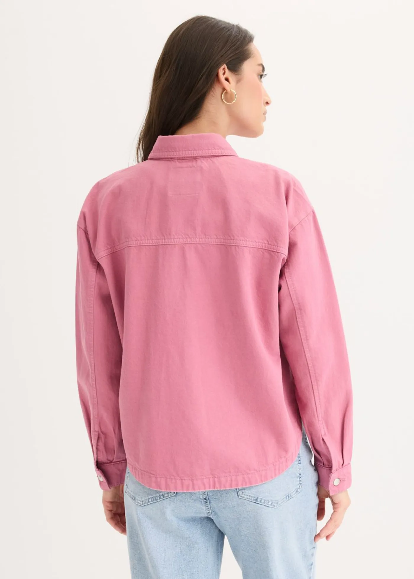 bonprix bonprix Chaqueta de algodón puro Malva Discount