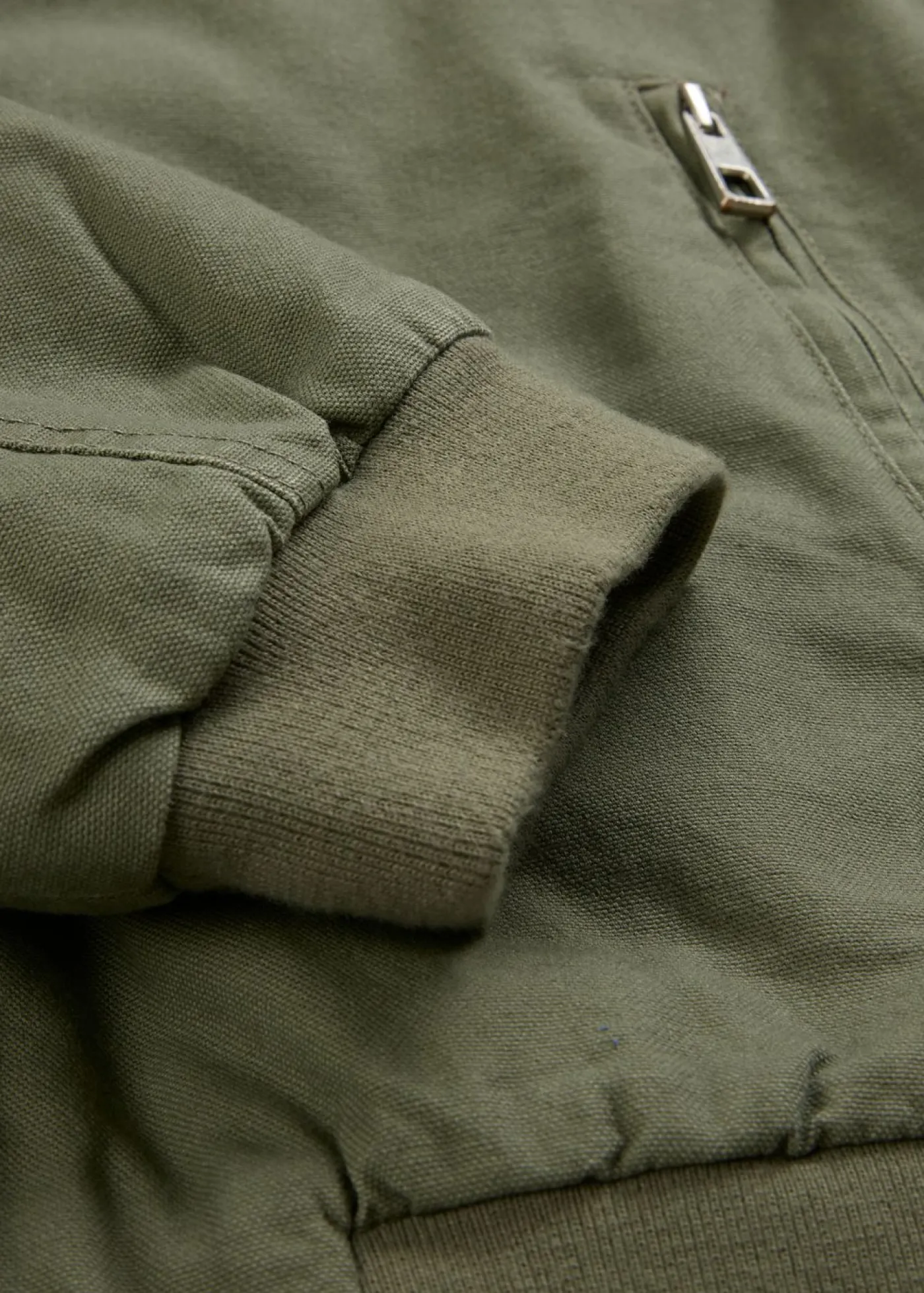 bonprix bonprix Chaqueta de algodón puro para exteriores Verde grisáceo Outlet