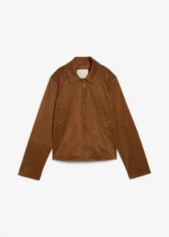 bonprix bonprix Chaqueta de ante sintético Caramelo Hot
