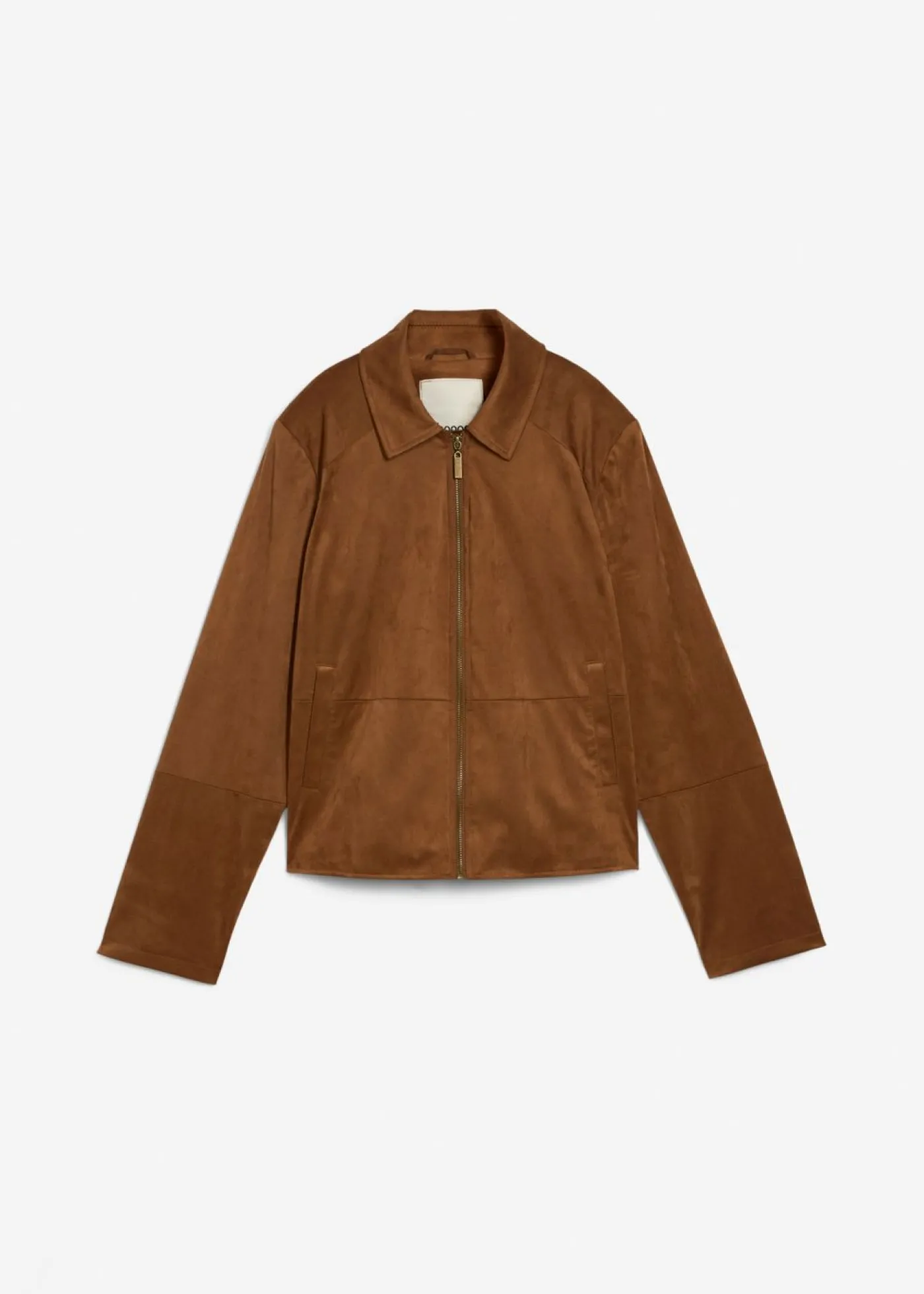 bonprix bonprix Chaqueta de ante sintético Caramelo Hot