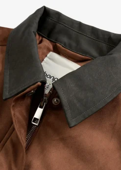 bonprix bonprix Chaqueta de ante sintético Marrón castaño Best