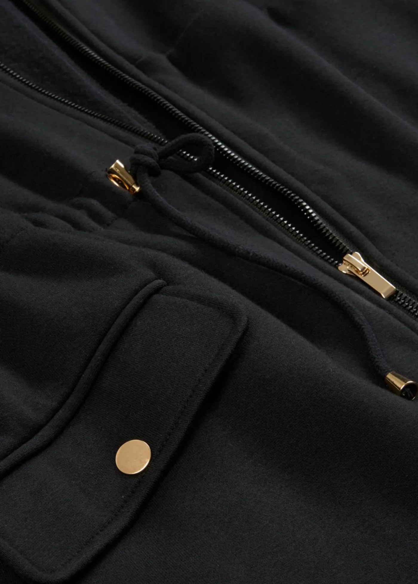 bonprix bonprix Chaqueta de chándal 3 en 1 para el embarazo y después, con inserto para bebé Negro New