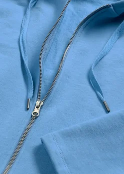 bonprix bonprix Chaqueta de chándal de algodón orgánico puro azul provenzal Best