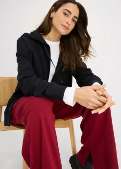bonprix bonprix Chaqueta de chándal larga Negro Discount
