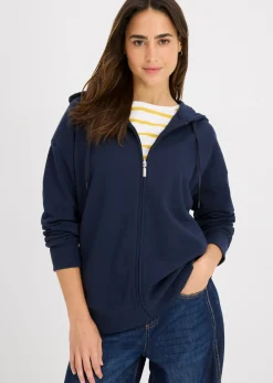 bonprix bonprix Chaqueta de chándal larga Azul marino Online