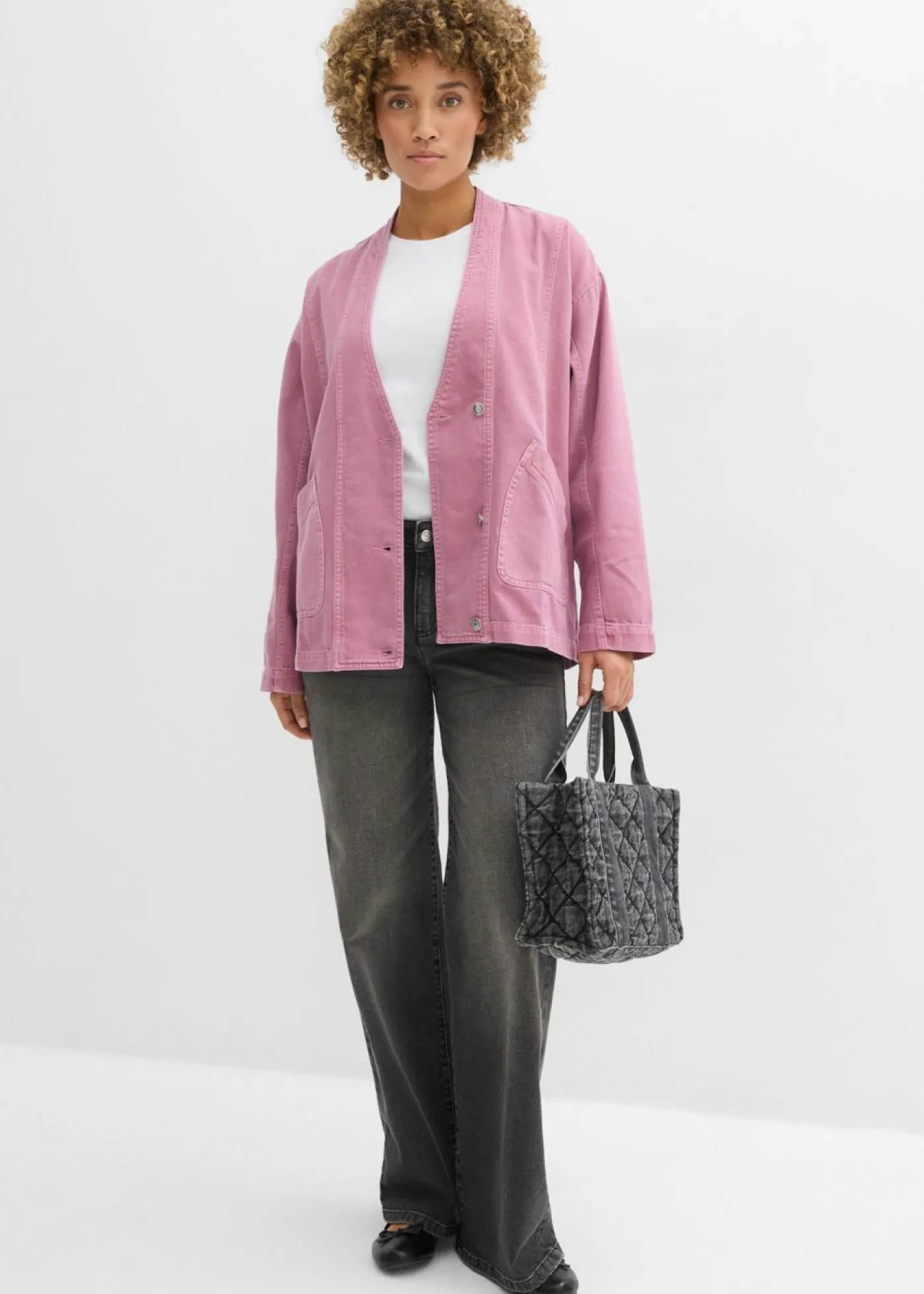 bonprix bonprix Chaqueta de entretiempo Malva New