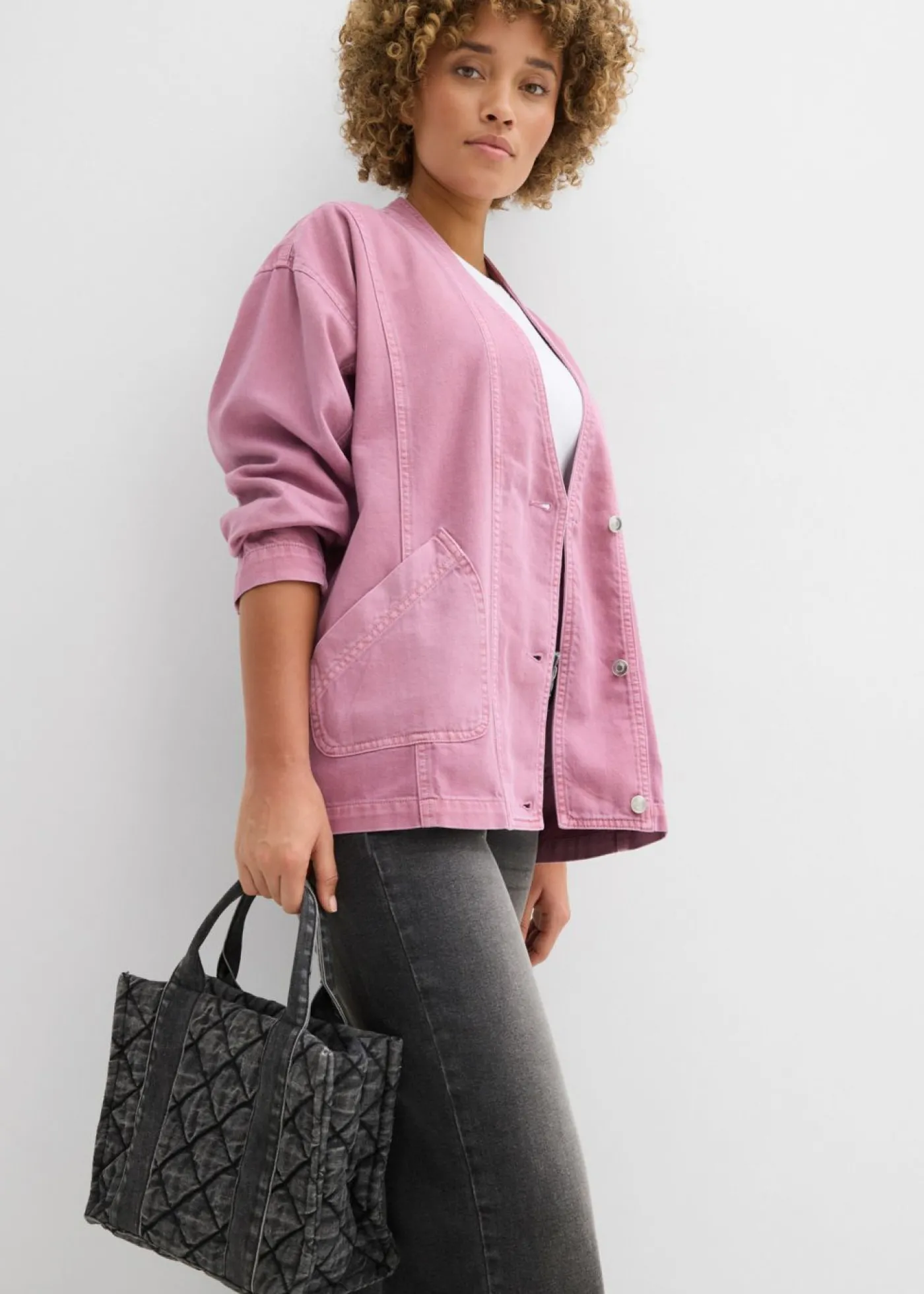 bonprix bonprix Chaqueta de entretiempo Malva New
