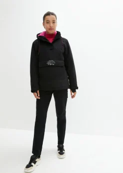 bonprix bonprix Chaqueta de esquí impermeable funcional con forro polar Negro Best