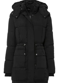 bonprix bonprix Chaqueta de invierno con cintura ajustable Negro