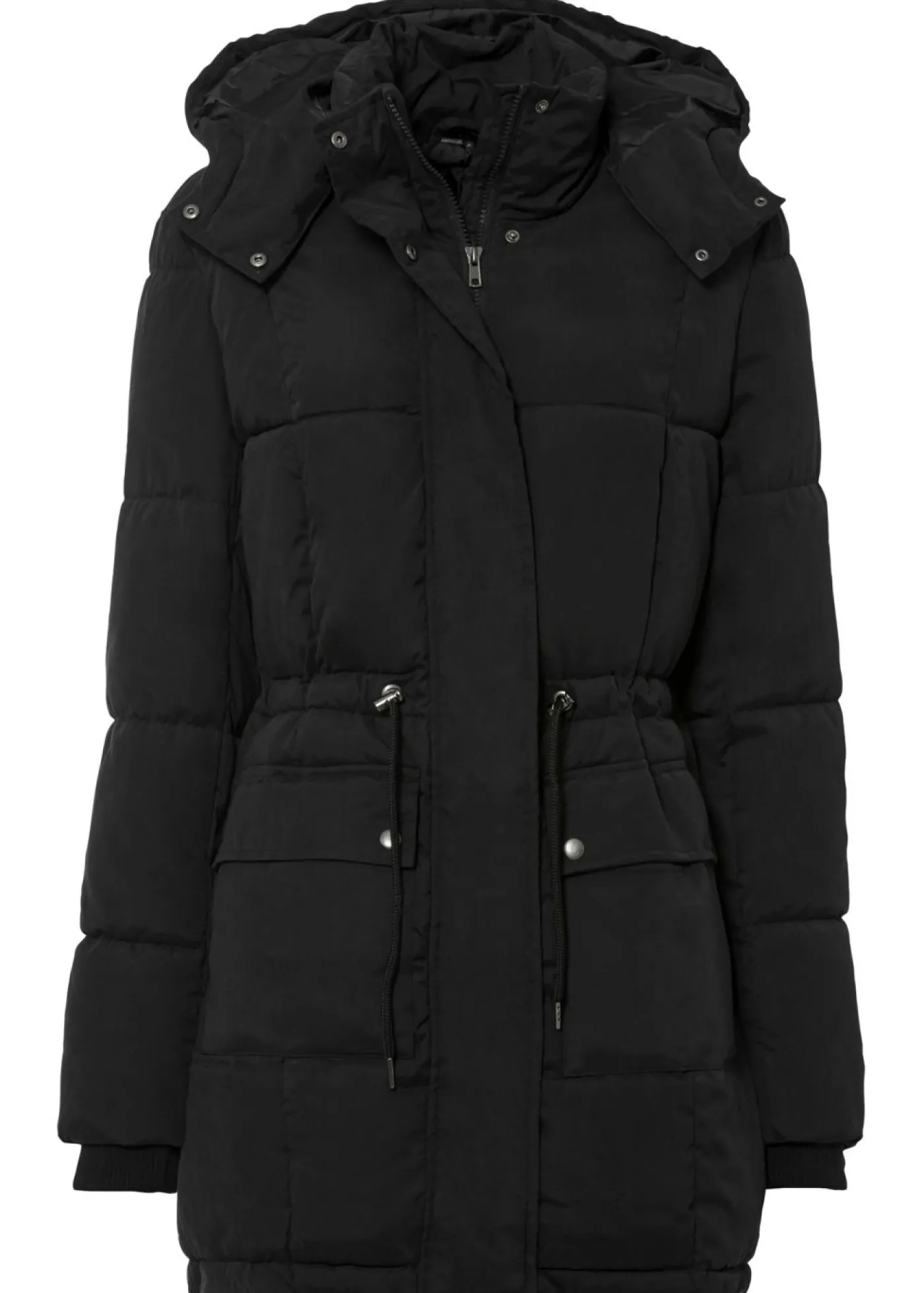 bonprix bonprix Chaqueta de invierno con cintura ajustable Negro
