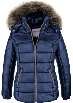 bonprix bonprix Chaqueta de invierno con capucha Azul marino Clearance