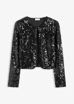 bonprix bonprix Chaqueta de lentejuelas Negro