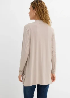 bonprix bonprix Chaqueta de mezcla de viscosa suave Piedra Outlet