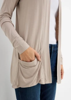 bonprix bonprix Chaqueta de mezcla de viscosa suave Piedra Outlet