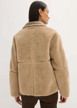 bonprix bonprix Chaqueta de pelo Caqui claro Outlet